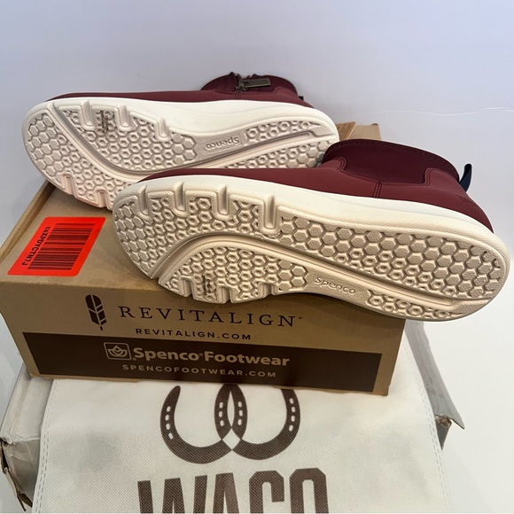 Spenco REVITALIGN Women's Paddock Ankle Bootie Size 5 1/2 Burgundy NEW!! - Picture 7 of 17